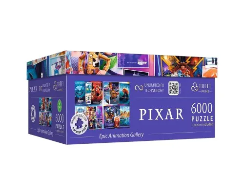 Пазл Trefl UFT Pixar Галерея епічної анімації, 6000 елементів (5900511810387)