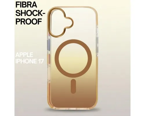 Чохол до мобільного телефона BeCover FIBRA Shock-Proof MagSafe Apple iPhone 17 Gold (715444)