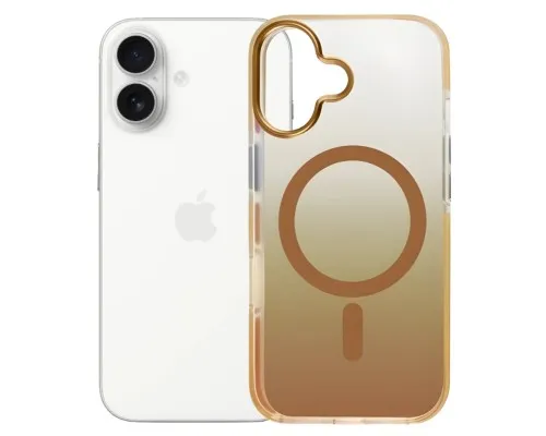 Чохол до мобільного телефона BeCover FIBRA Shock-Proof MagSafe Apple iPhone 17 Gold (715444)