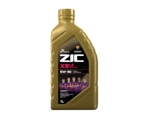 Моторна олива ZIC 5W-30 X9 LS 1л (132608)