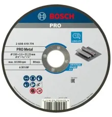 Круг відрізний Bosch Professional, для металу, 150×2.5×22.2 mm (2.608.619.774)