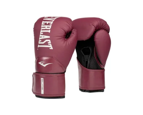 Боксерські рукавички Everlast Elite 2 Boxing Glove P00003301 бордовий 12 унцій (009283624019)