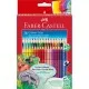 Олівці кольорові Faber-Castell Grip акварельні, 36 кольорів (112442) (27633)