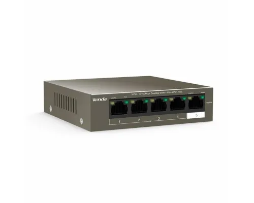 Комутатор мережевий Tenda TEF1105P-4-63W