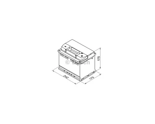 Акумулятор автомобільний Bosch 61А (0 092 S50 040)