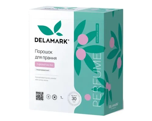 Пральний порошок DeLaMark з ароматом Лічі 1 кг (4820152332516)
