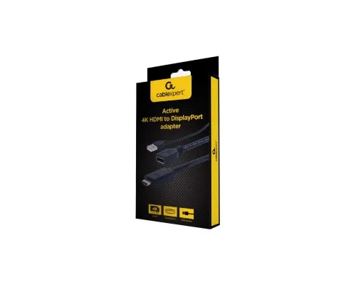 Перехідник HDMI to DisplayPort, 4K 30Hz Cablexpert (A-HDMIM-DPF-01)