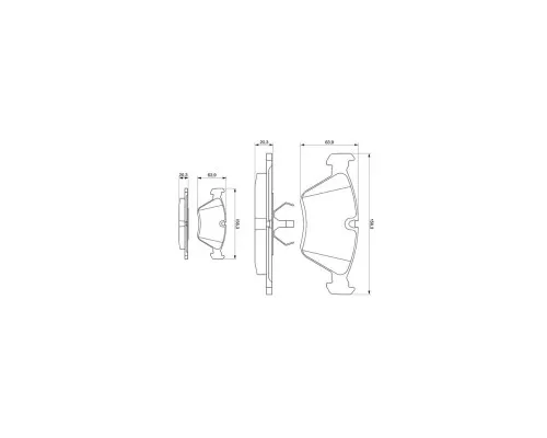 Гальмівні колодки Bosch 0 986 490 640
