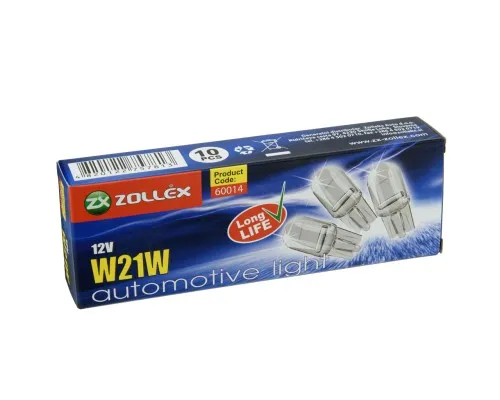 Автолампа Zollex W21W 12V