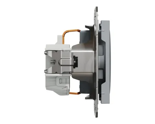 Розетка Schneider Electric ASFORA сталь (EPH2900162)