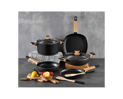 Сковорода Bergner Wok Earth Black 28 см (BG-34627-BK)