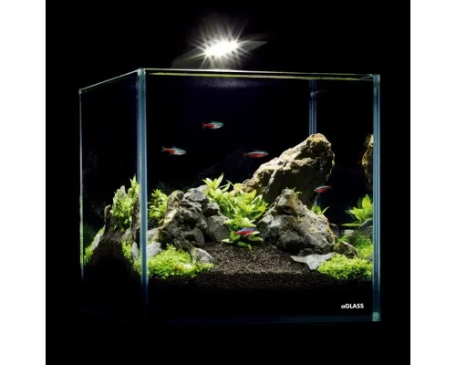 Акваріум Aqualighter набір NaGLASS Nano Set 220 мм 10 л (7142)
