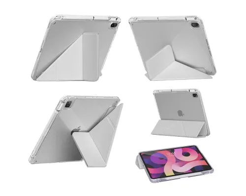 Чохол до планшета BeCover Ultra Slim Origami Transparent Apple iPad Mini 7 2024 Gray (712935)