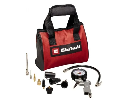 Пістолет для підкачки коліс Einhell набір 10 предметів (4139694)