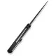 Ніж Weknife Acuminal, Black Titanium, Darkwash (WE23070-1)