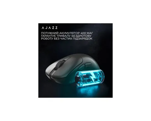 Мишка Ajazz AJ179PRO Wireless/Bluetooth/USB Charging Dock Black (AJ179-PRO-B)