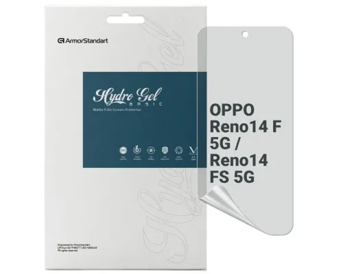 Плівка захисна Armorstandart hydrogel Matte OPPO Reno14 F 5G / Reno14 FS 5G (ARM87119)