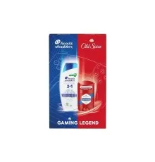 Набір косметики Head & Shoulders Шампунь проти лупи Основний догляд 2-в-1 330 мл + Дезодорант-стік Old Spice Whitewater 50 мл (8006530042710)