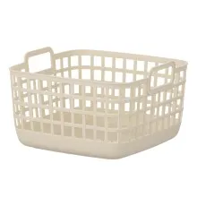 Кошик для зберігання Ardesto 20.6x20x12.4 см Бежевий 3 л (ARHC2503BG)