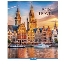 Зошит Школярик Join Travel 60 аркушів клітинка (060-3680K)