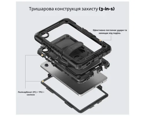 Чохол до планшета BeCover FortTab Lenovo Tab TB-311FU 10.1" Black (715642)