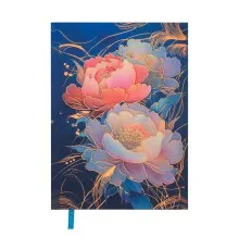 Тижневик Buromax недатований PEONY, A5, темно-синій 336 сторінок (BM.20170-03)