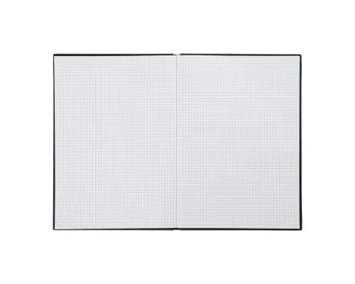 Канцелярська книга Buromax А4 OPTIMAL 144 аркушів, клітинка, чорний (BM.24419103-01)