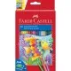 Олівці кольорові Faber-Castell акварельні, 36 кольорів зі стругачкою та пензликом 114437 (25451)