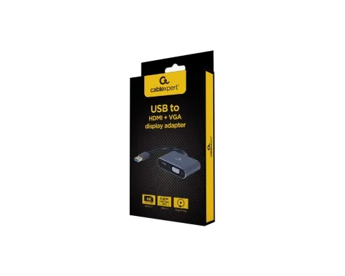 Перехідник USB-A to HDMI/VGA Cablexpert (A-USB3-HDMIVGA-01)