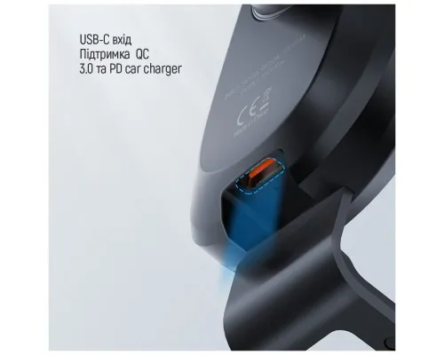Універсальний автотримач ColorWay Dashboard Car Wireless Charger 15W Black (CW-CHAW037Q-BK)