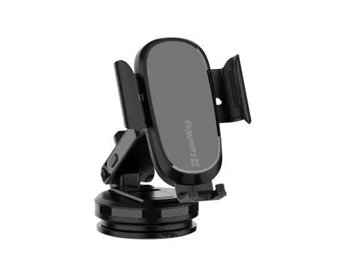 Універсальний автотримач ColorWay Dashboard Car Wireless Charger 15W Black (CW-CHAW037Q-BK)
