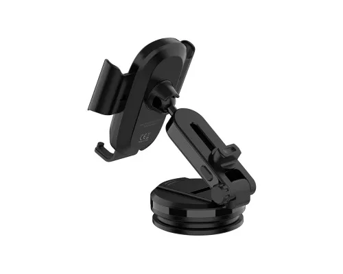 Універсальний автотримач ColorWay Dashboard Car Wireless Charger 15W Black (CW-CHAW037Q-BK)