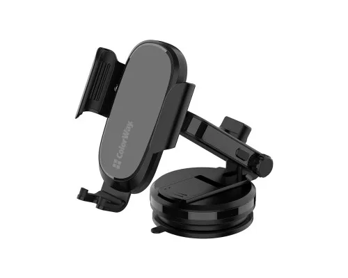Універсальний автотримач ColorWay Dashboard Car Wireless Charger 15W Black (CW-CHAW037Q-BK)