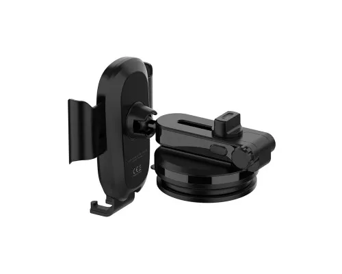 Універсальний автотримач ColorWay Dashboard Car Wireless Charger 15W Black (CW-CHAW037Q-BK)