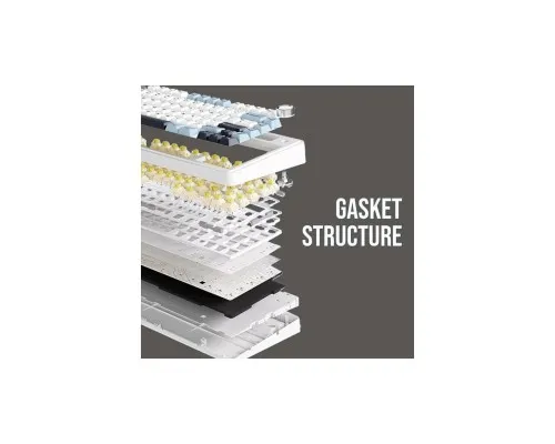 Клавіатура Aula F75 Gasket Greywood V3 switch Hot-Swap PBT Wireless/Bluetooth/USB Black (6948391208626)