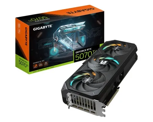 Відеокарта GIGABYTE GeForce RTX5070 Ti 16GB GAMING OC (GV-N507TGAMING OC-16GD)