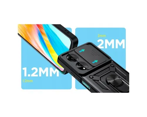 Чохол до мобільного телефона BeCover Military Oppo A60 Black (713078)