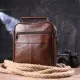 Сумка Vintage Чоловіча з натуральної шкіри Коричнева (21275)