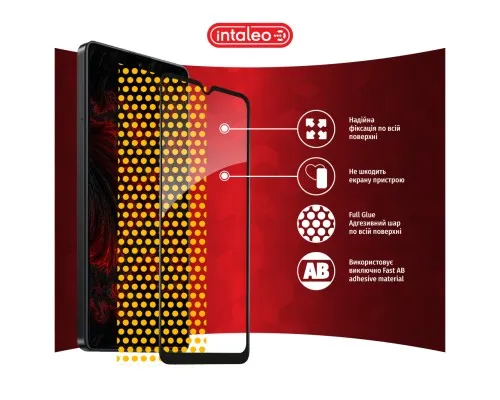Скло захисне Intaleo Full Glue Xiaomi Poco C50 Black (1283126589683)