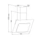 Витяжка кухонна Pyramida NRX 60 (1100) SR GBL