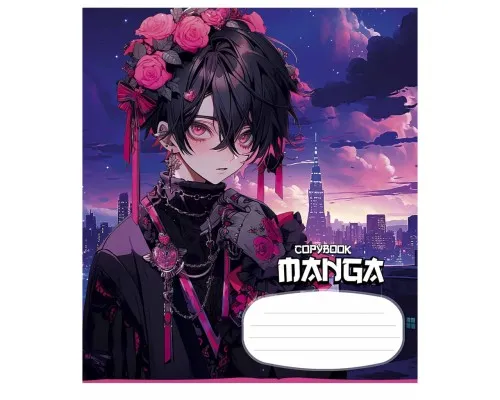 Зошит Школярик Manga style 18 аркушів лінія (018-3323L)