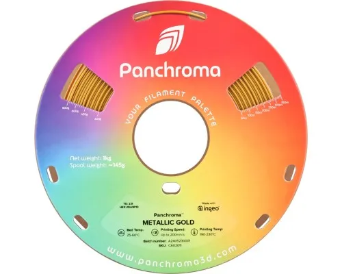 Пластик для 3D-принтера Polymaker PLA PANCHROMA METALLIC 1,75mm 1kg GOLD (CA02011)