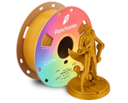 Пластик для 3D-принтера Polymaker PLA PANCHROMA METALLIC 1,75mm 1kg GOLD (CA02011)
