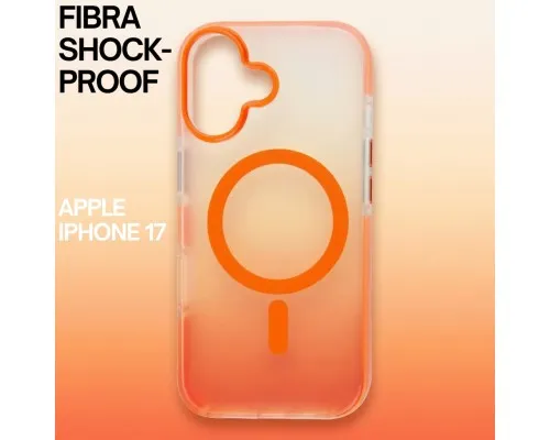 Чохол до мобільного телефона BeCover FIBRA Shock-Proof MagSafe Apple iPhone 17 Orange (715446)
