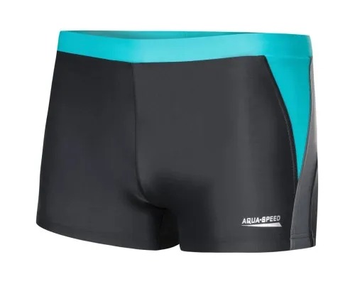 Плавки Aqua Speed Dario 346-32 темно-сірий, бірюзовий XL (5908217662415)