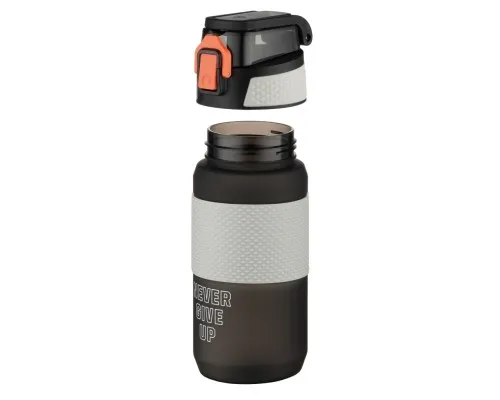 Пляшка для води Ardesto Motion 600мл, пластик, чорний (AR2260ML)