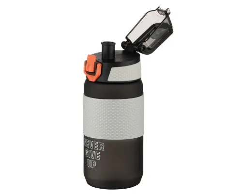 Пляшка для води Ardesto Motion 600мл, пластик, чорний (AR2260ML)
