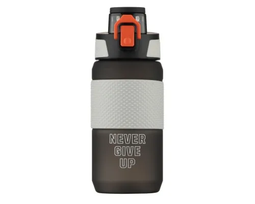 Пляшка для води Ardesto Motion 600мл, пластик, чорний (AR2260ML)