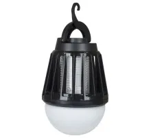 Ліхтар Bo-Camp + знищувач комах Atom WP Rechargable 180 Lumen Black (5818804) (DAS303870)