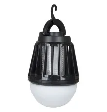 Ліхтар Bo-Camp + знищувач комах Atom WP Rechargable 180 Lumen Black (5818804) (DAS303870)